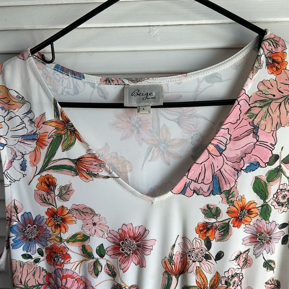 Cream floral bridesmaids dress - Picture 6 of 9